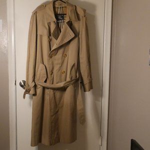 Burberry Mens Trench Coat Long sz 42L Classic